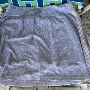 St. John's Bay Heather Gray Mini Skirt